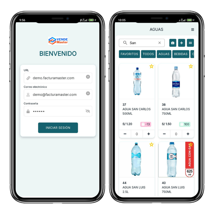 App de la plataforma factura master